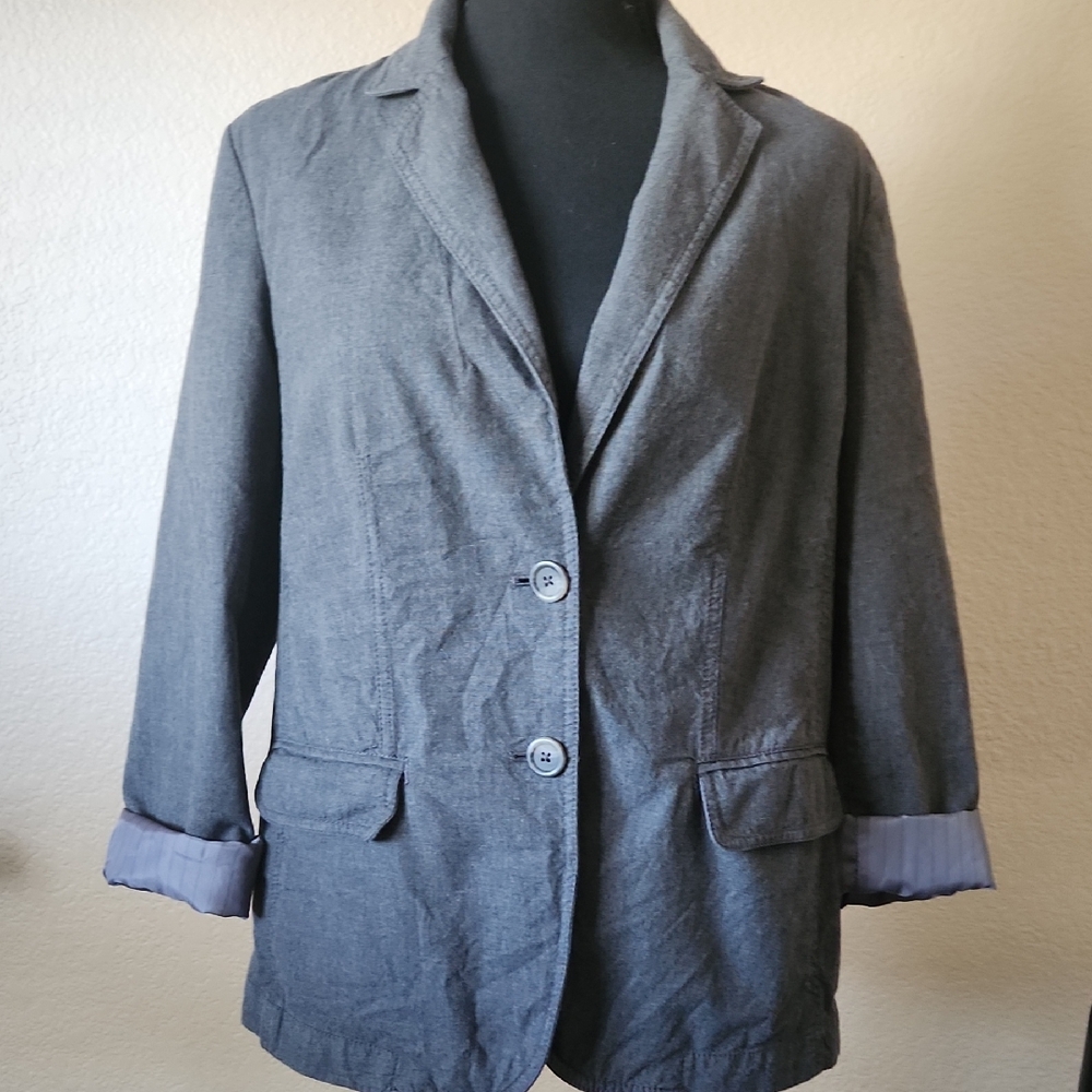 J. Jill Slate Gray Blazer